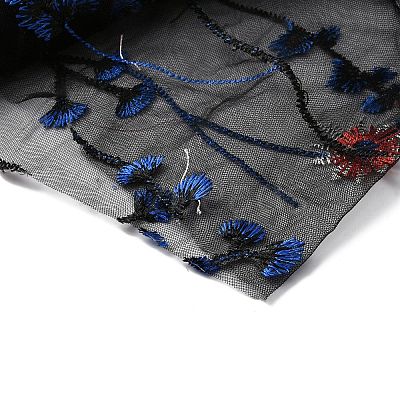Polyester Organza Fabric DIY-WH0430-034B-1
