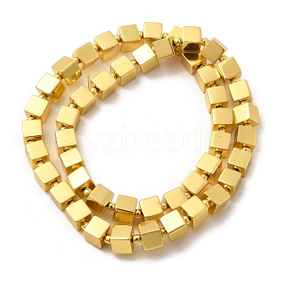 Electroplate Glass Beads Strands EGLA-F166-03A-G-1