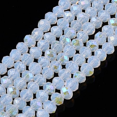 Electroplate Glass Beads Strands EGLA-A044-J2mm-L06-1