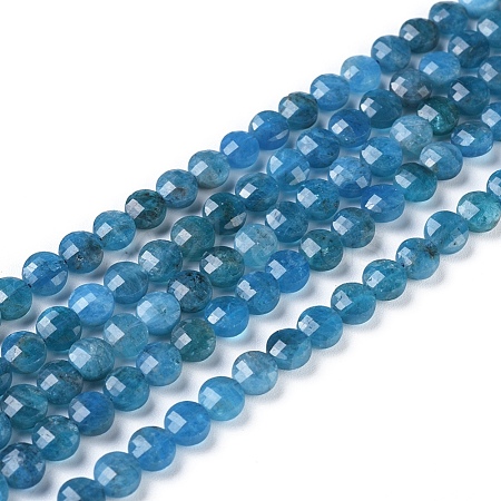 Natural Apatite Beads Strands G-I249-A21-1