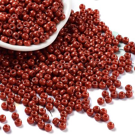 Baking Paint Glass Seed Beads SEED-H002-I-B510-1