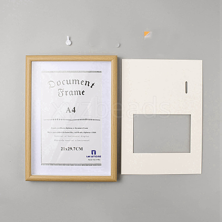 Wood Vertical Photo Frames DJEW-WH0063-44B-01-1