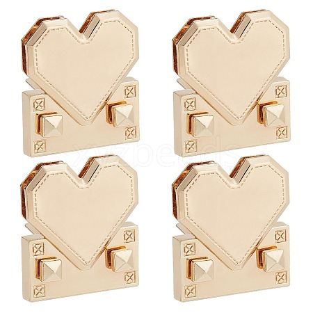 WADORN® 4 Sets Zinc Alloy Bag Twist Lock Accessories FIND-WR0004-31-1