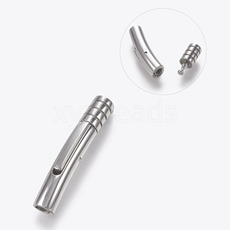 304 Stainless Steel Bayonet Clasps STAS-A035H-3P-1
