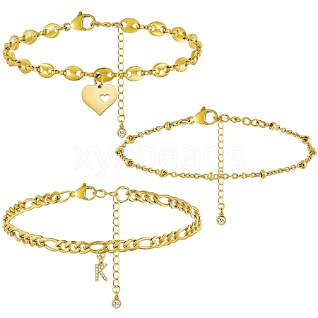 Anklets Sets AJEW-AN00383-11-1