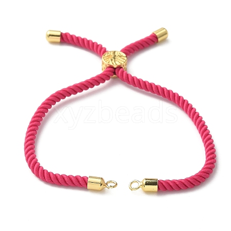 Cotton Cord Bracelet Making KK-F758-03Z-G-1