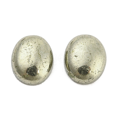 Natural Pyrite Cabochons G-G013-02E-1