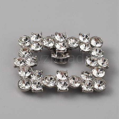 Alloy Crystal Rhinestone Shoe Decoration AJEW-WH0248-224C-P-1