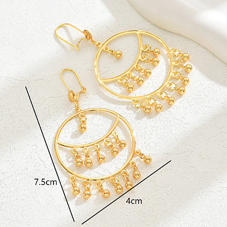 Exaggerated Fashion Tassel Earrings for Women Party Vacation Accessories CK2239-1