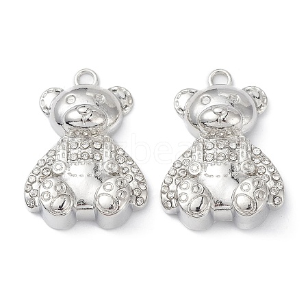 Alloy Rhinestone Pendants ALRI-O025-01P-1