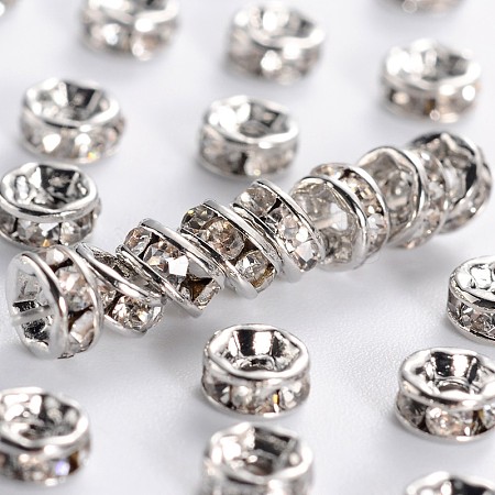 Grade A Rhinestone Spacer Beads RSB034NF-01K-1