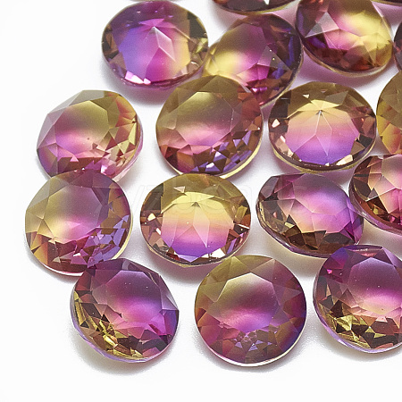 Pointed Back Glass Rhinestone Cabochons RGLA-T041-6mm-008TO-1