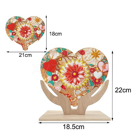 Heart DIY Display Decor Diamond Painting Kits PW-WGFCCD9-01-1