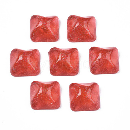 Transparent Resin Cabochons CRES-N031-004A-C06-1