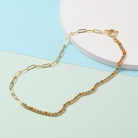 Chain Necklaces NJEW-JN03229-04-1