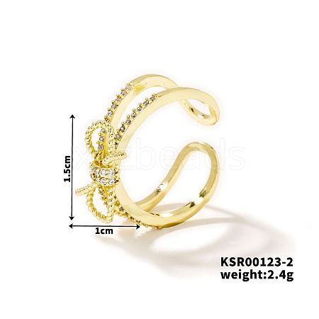 Chic Geometric Brass Ring YF4313-2-1