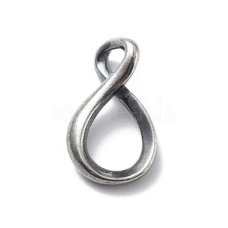 925 Sterling Silver Number 8 Linking Rings STER-R001-05S-1