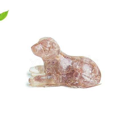 Resin Dog Display Decoration PW-WGF94F5-15-1