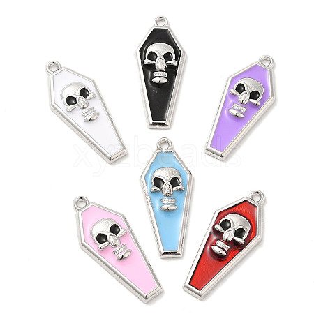 Alloy Enamel Pendants ENAM-L046-04P-1