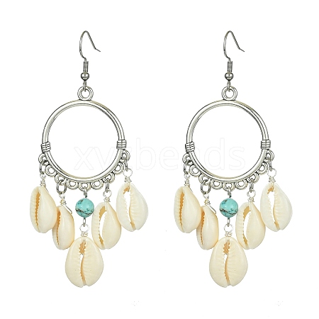 Alloy Dangle Earrings EJEW-TA00287-1