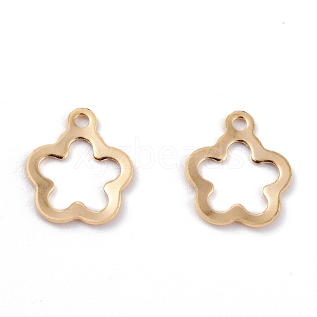 201 Stainless Steel Pendants STAS-C017-01G-1