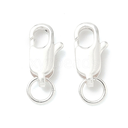 Brass Lobster Claw Clasps KK-H532-18S-1