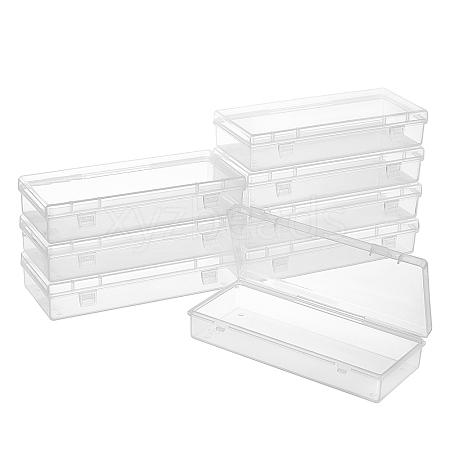 10Pcs Transparent Plastic Bead Containers CON-BC0002-25-1