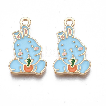 Alloy Enamel Pendants PALLOY-N170-031A-NR-1