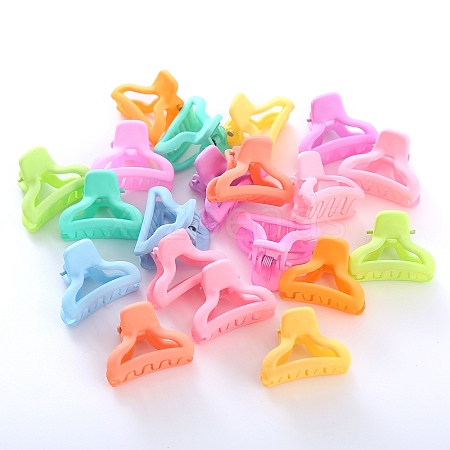 Plastic Claw Hair Clips OHAR-P021-09A-01-1