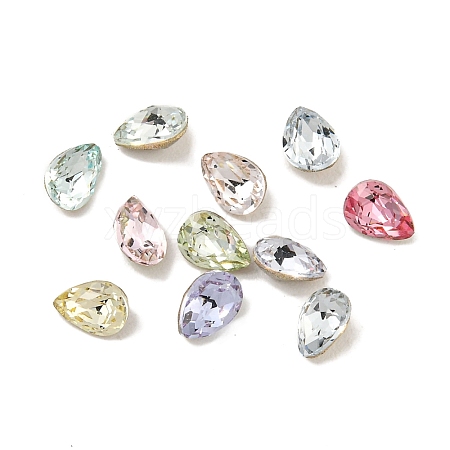 Glass Rhinestone Cabochons RGLA-L029-19A-1