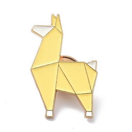 Origami Dog Enamel Pin JEWB-K004-35-1