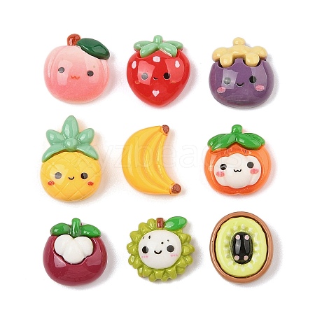 Opaque Cartoon Resin Cabochons CRES-R456-13A-1