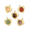 Natural Mixed Stone Pendants PALLOY-JF06058-01-1