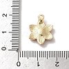 Flower Alloy Enamel Pendants ENAM-A007-06KCG-03-3