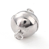 Anti-Tarnish Rhodium Plated 925 Sterling Silver Magnetic Clasps LS-STER-A001-02A-P-2