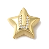 Rack Plating Brass Micro Pave Cubic Zirconia Pendants KK-I722-05G-U-1