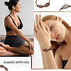 Adjustable Braided Nylon Cord Macrame Pouch Bracelet Making AJEW-SW00013-04-6