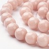 Natural Mashan Jade Round Beads Strands X-G-D263-8mm-XS22-2
