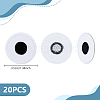 20Pcs Eyes Polyester Embroidery Iron on/Sew on Patches DIY-GA0010-06A-01-2