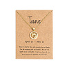 Brass Micro Pave Clear Cubic Zirconia Flat Round Constellation Pendant Necklaces PW-WGC3E00-11-1