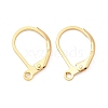Brass Leverback Earring Findings KK-P340-20A-G-1
