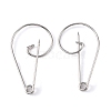 Iron Brooch Findings X-IFIN-K028-01P-1