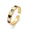 304 Stainless Steel Adjustable Cuff Rings RJEW-Q015-01G-E-2