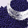 Baking Paint Glass Seed Beads SEED-S001-K6-1