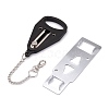 2Pcs Plastic with Metal Portable Door Lock Home Security FIND-AR0001-18B-3