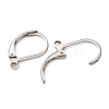 Tarnish Resistant 316L Surgical Stainless Steel Leverback Earring Findings STAS-E194-03P-1