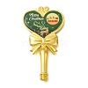Christmas Deer Print Brass & Resin Wax Stamp Handles LS-AJEW-A058-02A-1