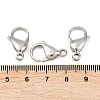 Tarnish Resistant 316 Surgical Stainless Steel Lobster Claw Clasps STAS-316-FL18A-4