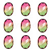 Pointed Back Glass Rhinestone Cabochons RGLA-OC0001-03B-1