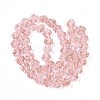 Luminous Handmade Gold Foil Glass Beads Strands FOIL-N029-01B-3